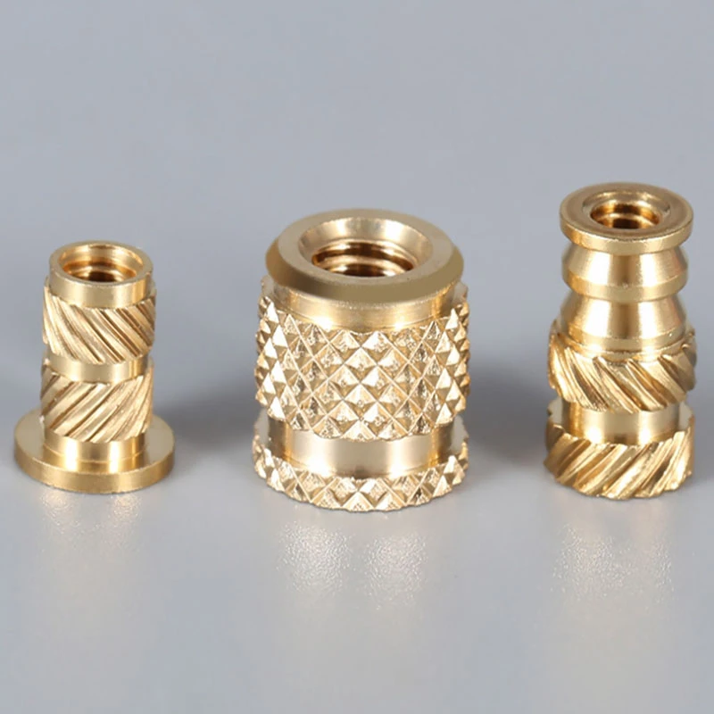 Brass hot staking inserts 2