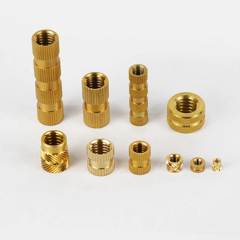 Brass hot staking inserts 4 Brass hot staking inserts 4