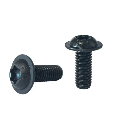 زر أسود محفور برغي محرك Torx Drive